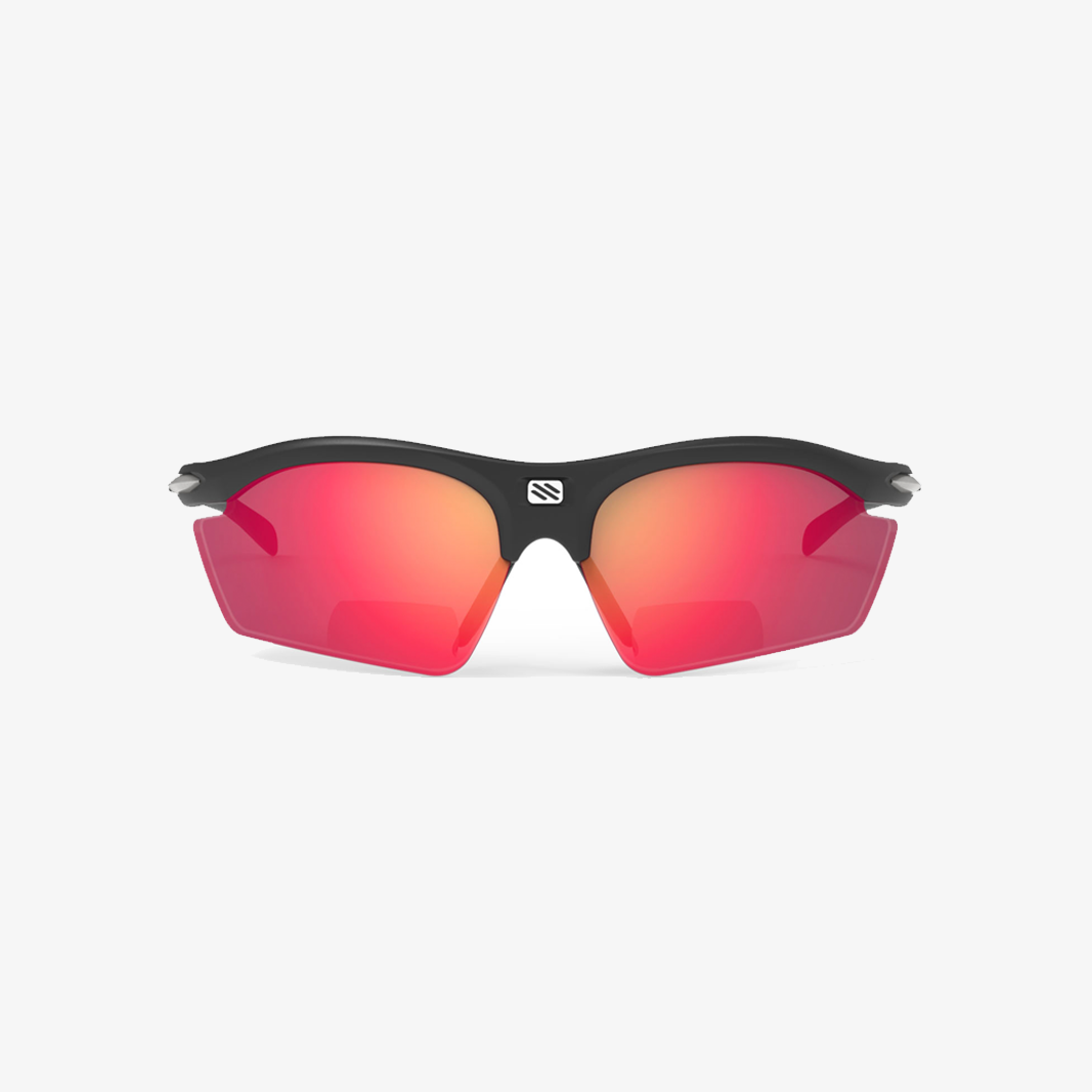 Rudy Project Rydon Readers / Black Matte / Multilaser Red Sportbrille mit Lesefunktion