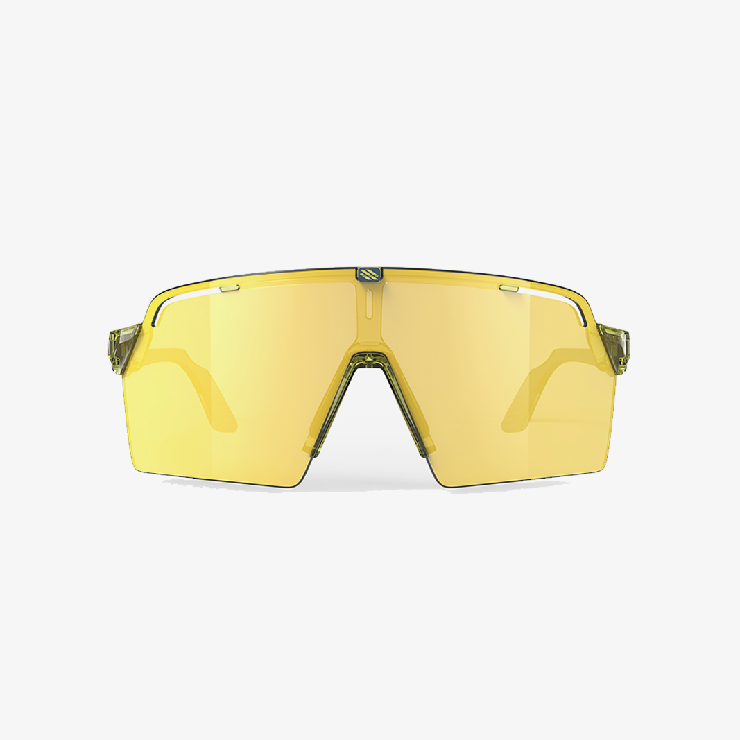 Rudy Project Spinshield Pro / Crystal Apple/Avio - Multilaser Yellow Frontansicht