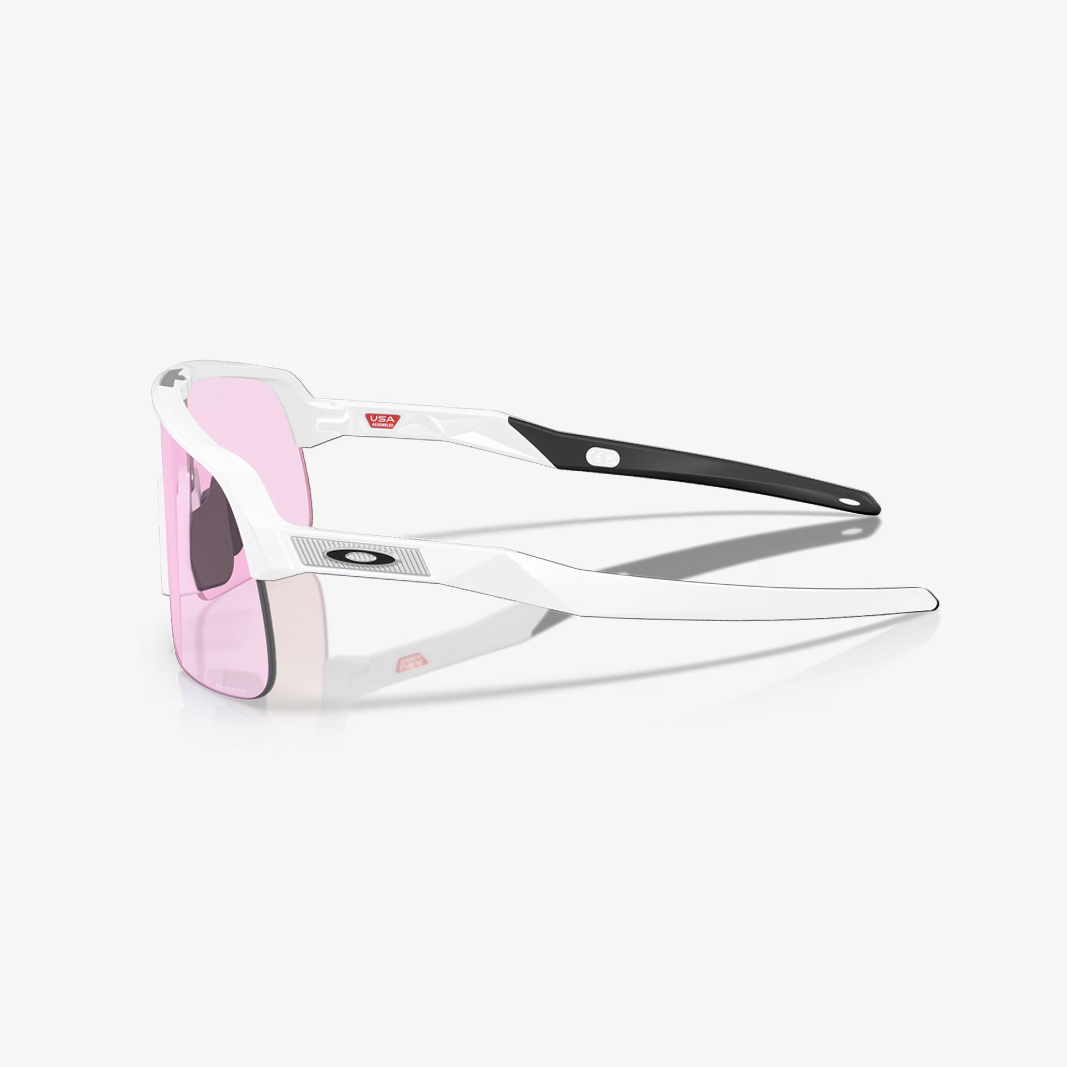 Oakley Sutro Lite S / White Matte Prizm Low Light Seitenansicht