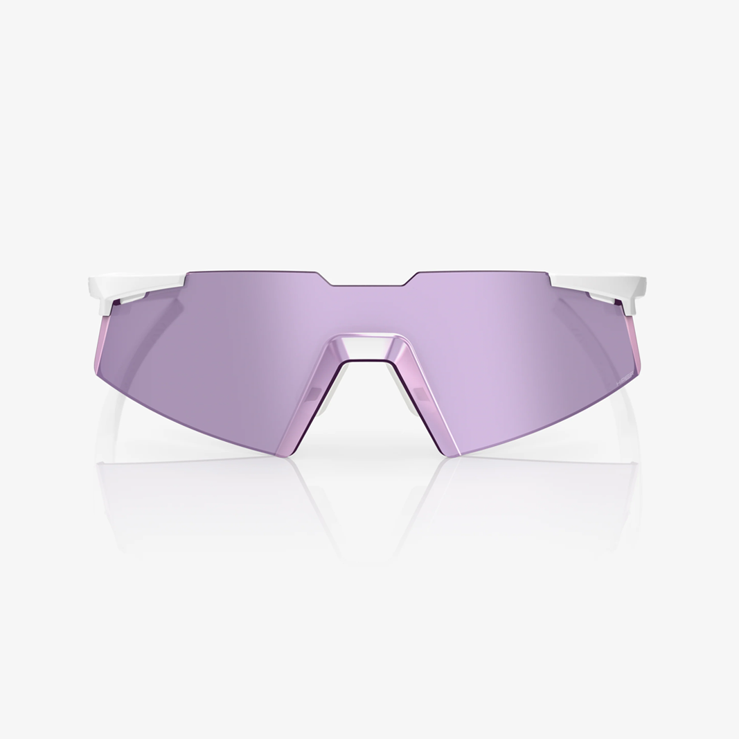 100% A2 / Aspire Matte White HiPER® Pink Lavender Lens face