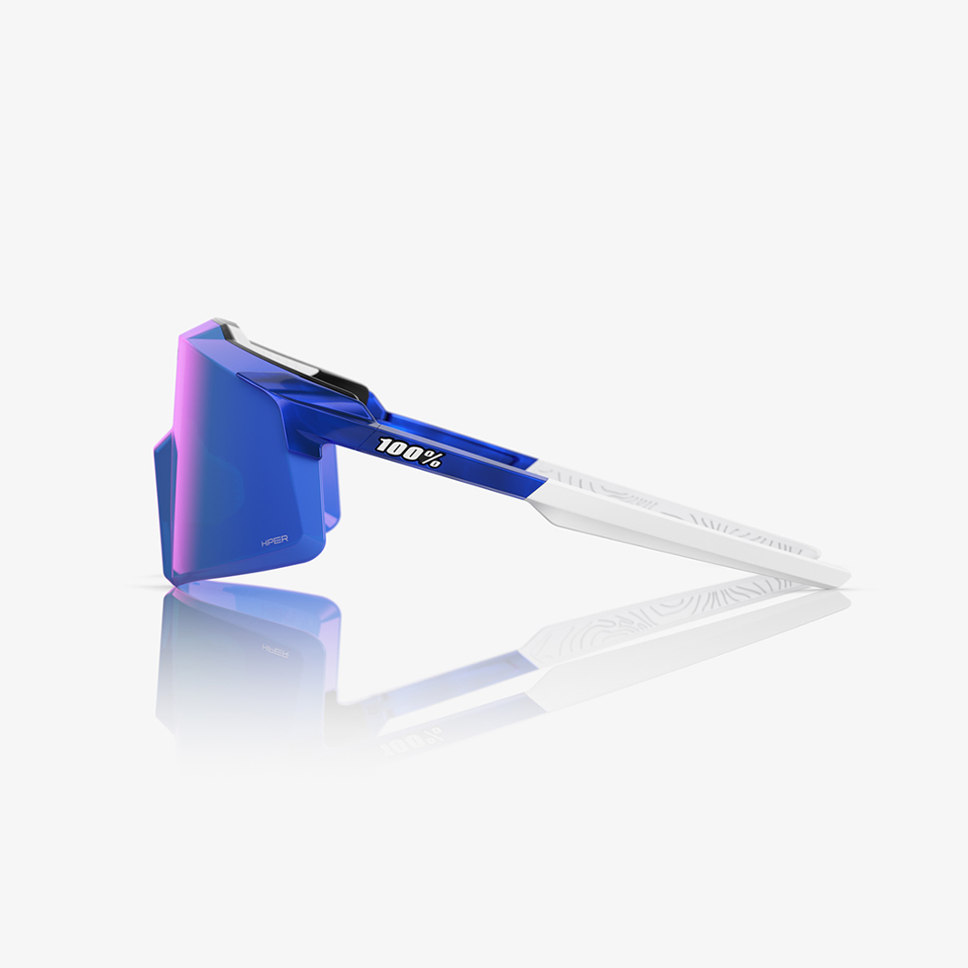 100% Aerocraft / Red Bull Bora HiPER Royal Blue Mirror Lens side