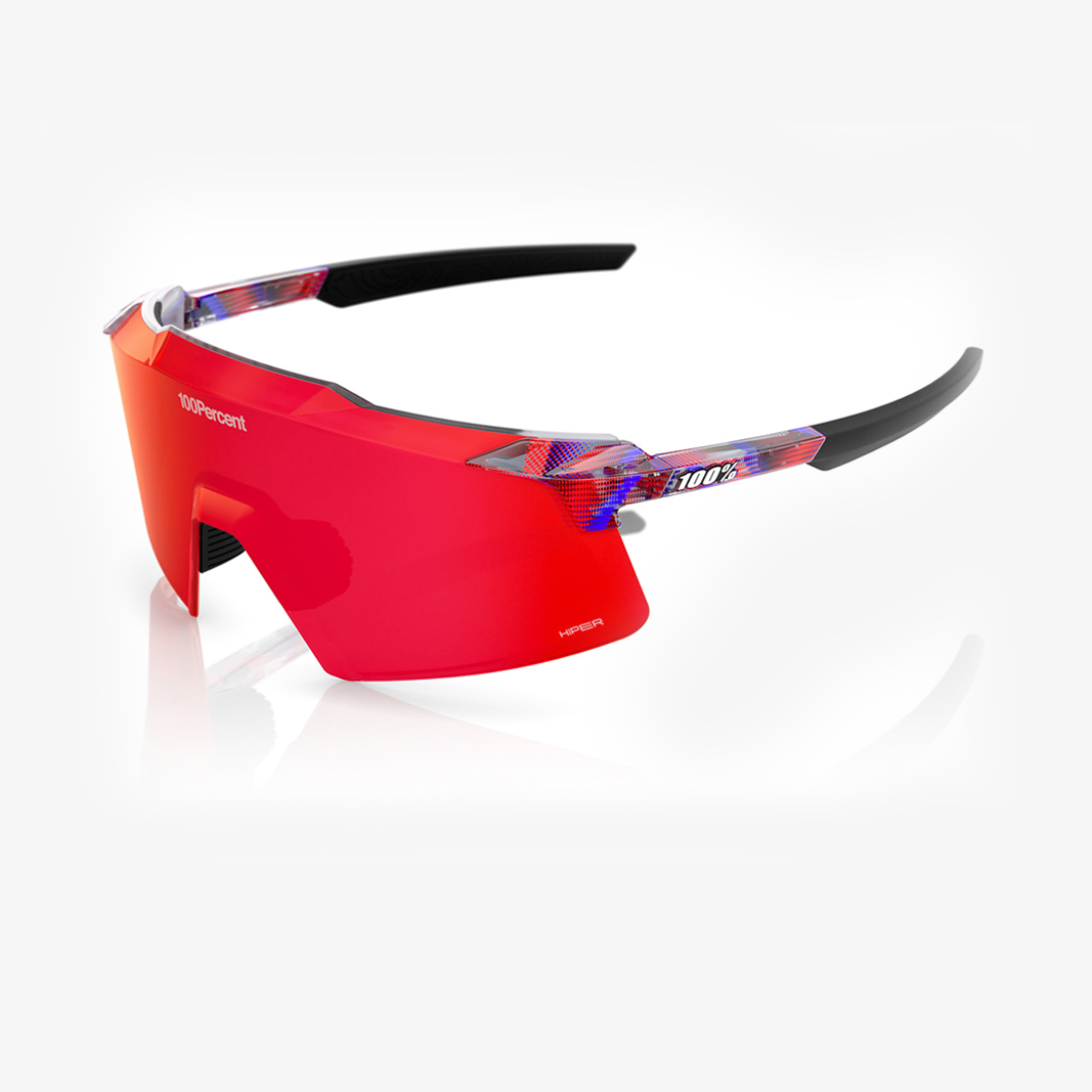 100% Aerocraft / FDJ - HiPER Fire Red Mirror Lens main