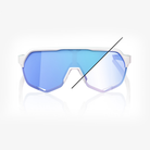 100% S2 / Bastille LE Pearl White Glitter - Blue Mirror Photochromic Lens face