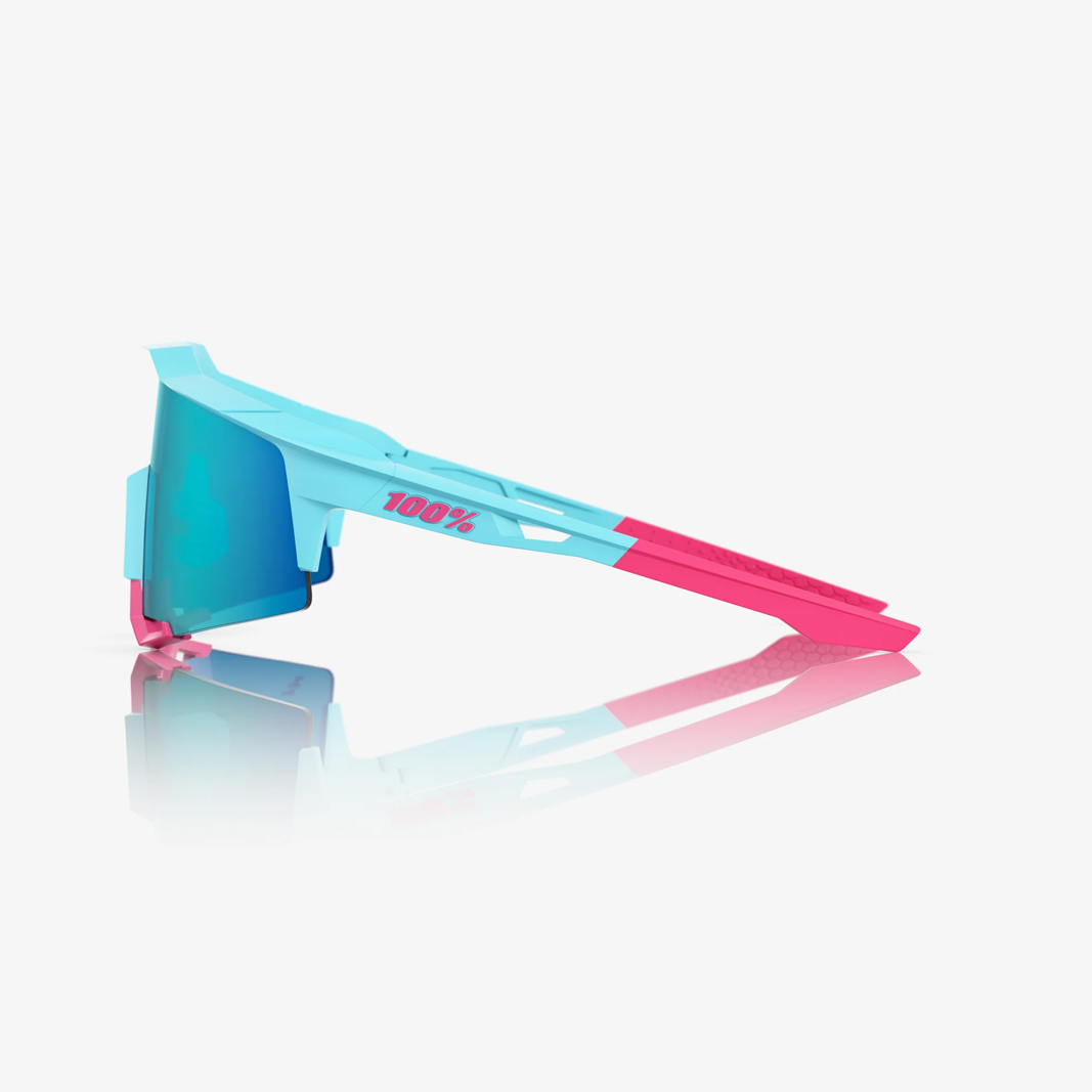 100% Speedcraft / Tatis 4  Blue Topaz Mirror Lens side