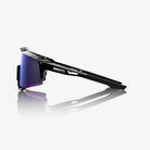 100% Speedcraft / Polished Black HiPER Lavender Mirror Polarized Lens side