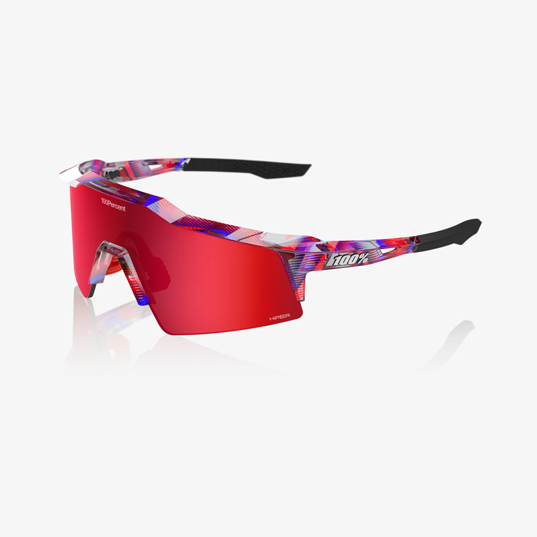 100% Speedcraft SL / FDJ - HiPER Fire Red Mirror Lens main
