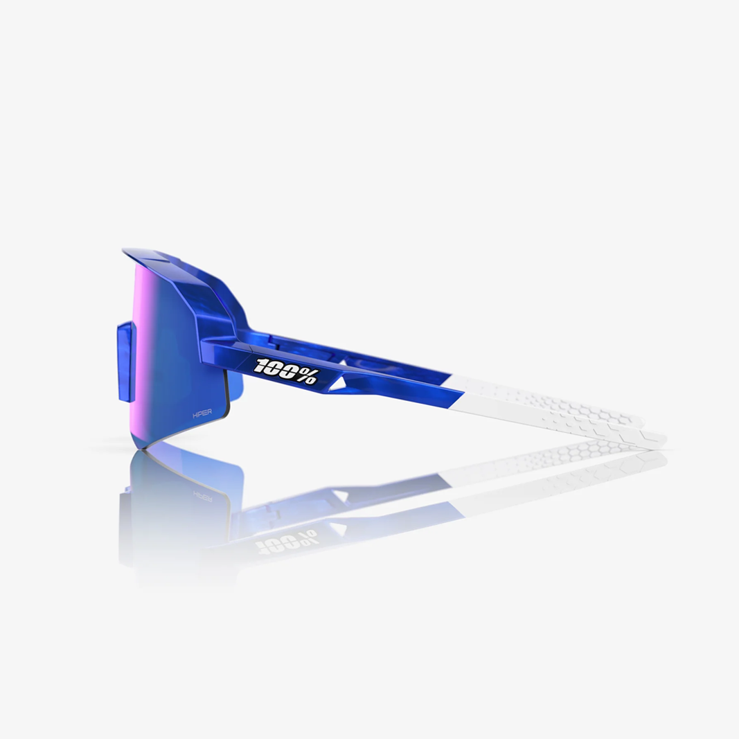 100% Slendale SL / Red Bull Bora HiPER Royal Blue Mirror Lens side
