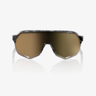 100% S2 / Gloss Black Havana Soft Gold Mirror face