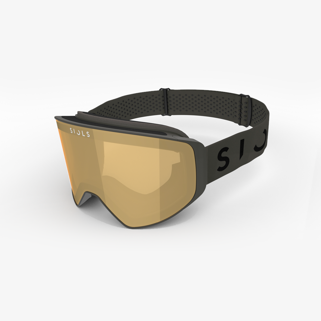 Siols Aero Goggle Dark Stone Matt / Glacier