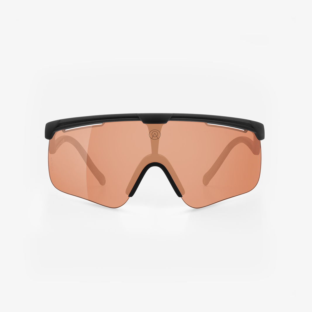 Alba Optics Delta Black / VZUM™ SALMON face