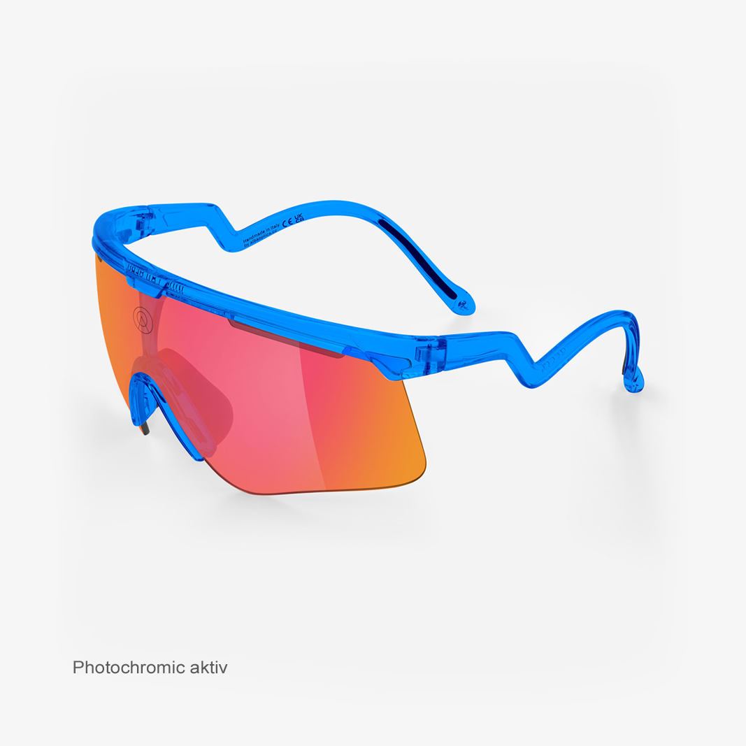 Alba Optics Delta Blue Glossy / VZUM™ F-Lens Fire Photochromic activ