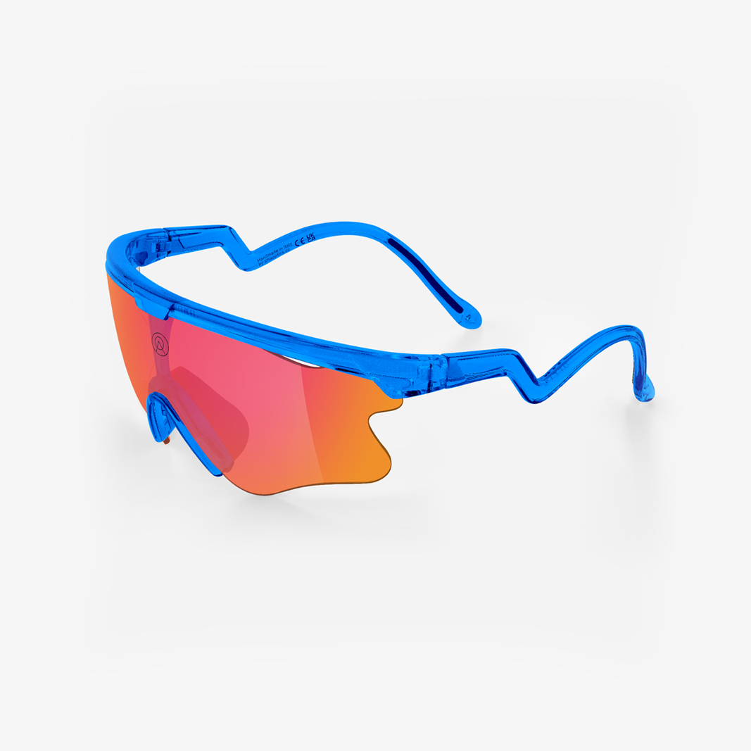 Alba Optics Delta LEI Blue Glossy / VZUM™ F-Lens Fire Photochromic activ