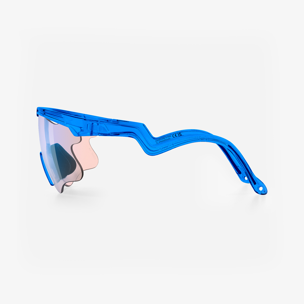 Alba Optics Delta LEI Blue Glossy / VZUM™ F-Lens FLM Photochromic side