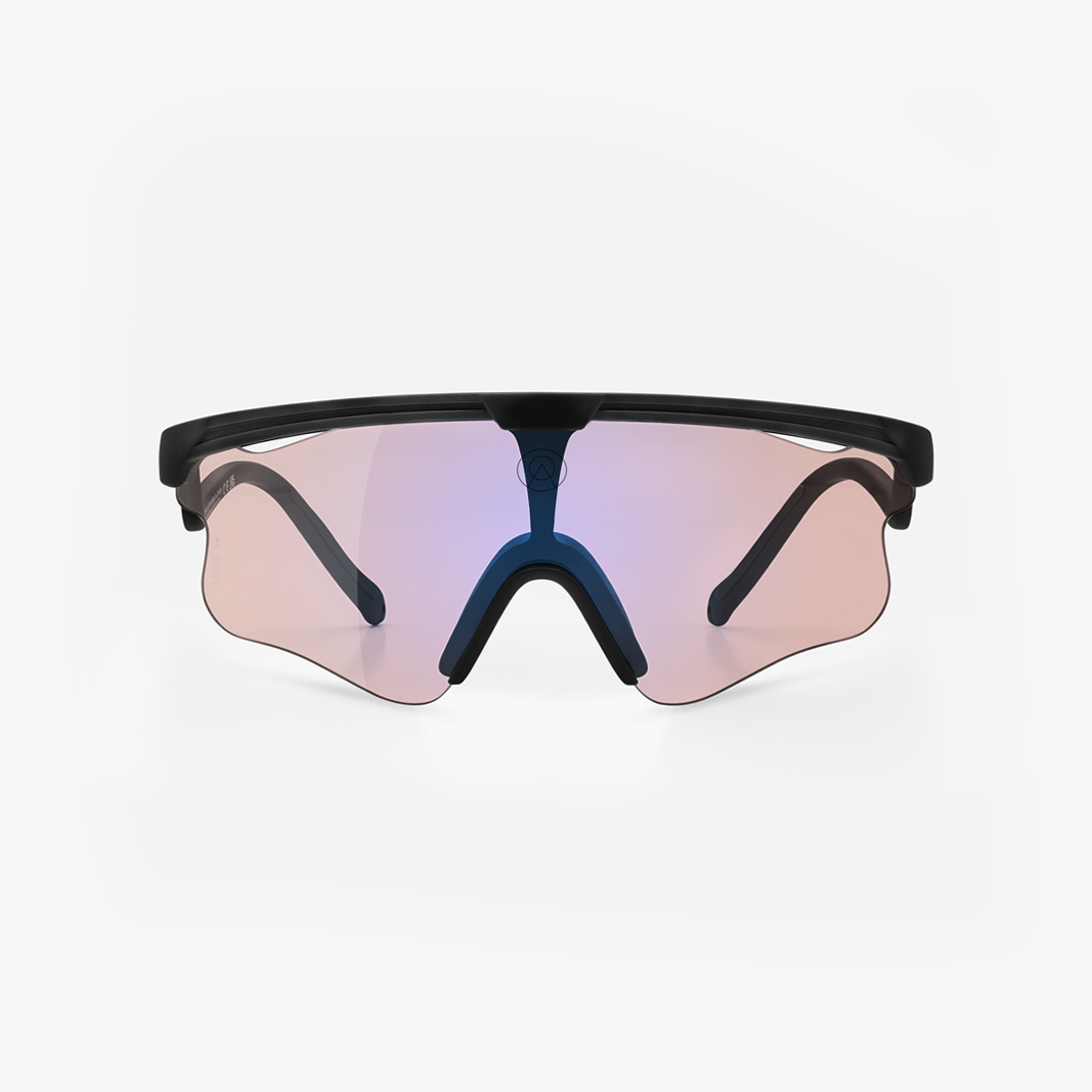 Alba Optics Delta LEI Black / VZUM™ F-Lens FLM Photochromic face