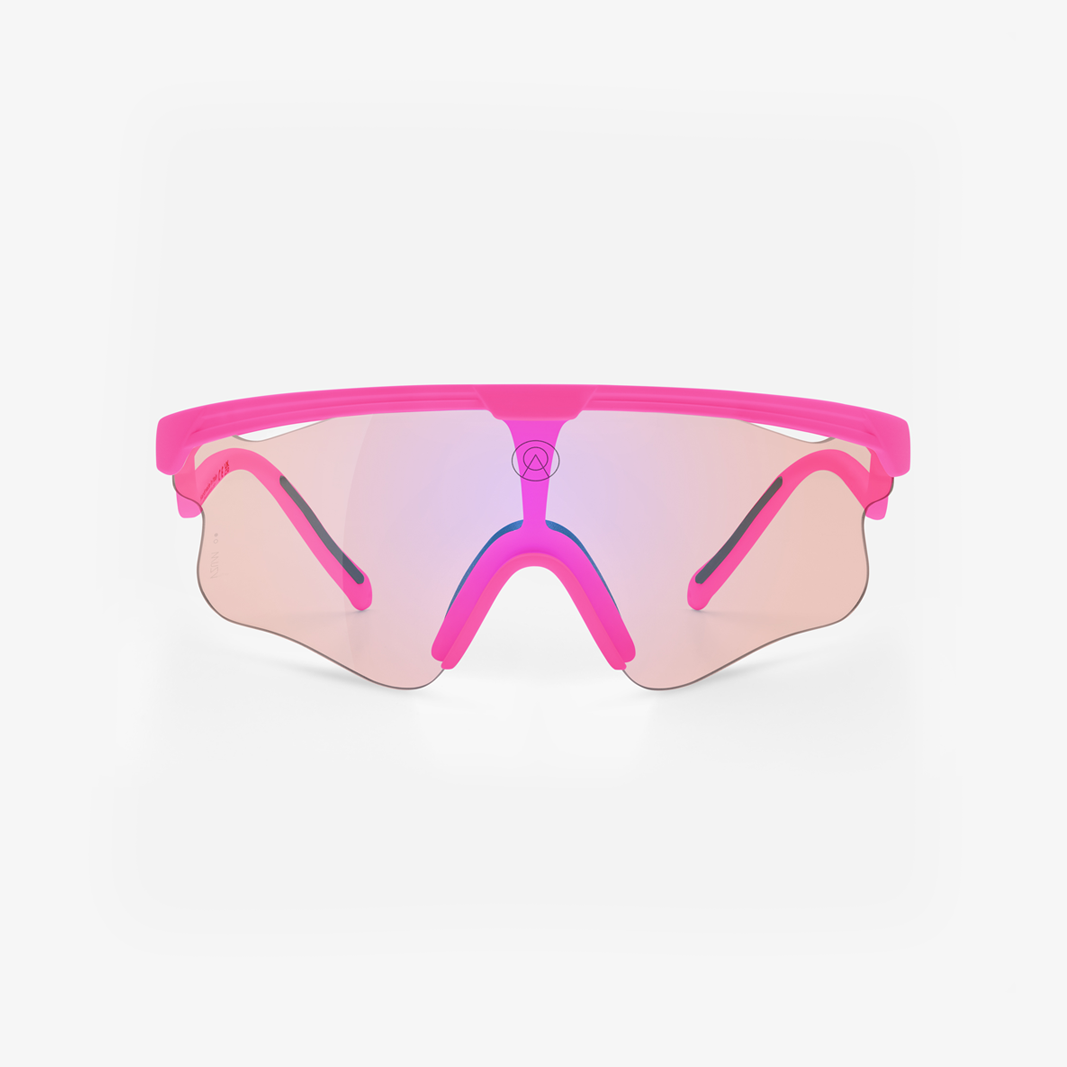 Alba Optics Delta LEI Fucsia 2 / VZUM™ F-Lens FLM Photochromic face