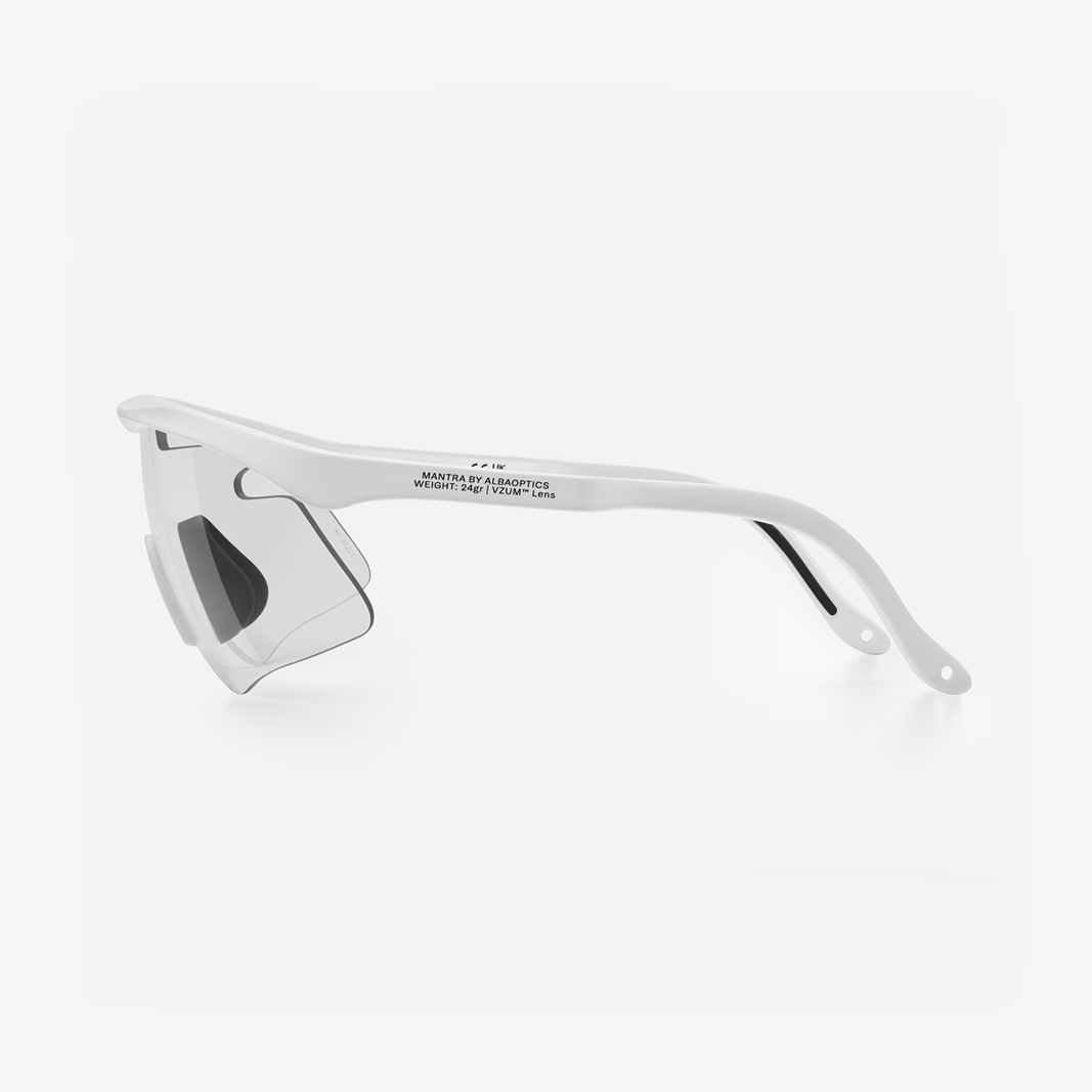 Alba Optics Mantra White / VZUM™ F-Lens Classic Photochromic side