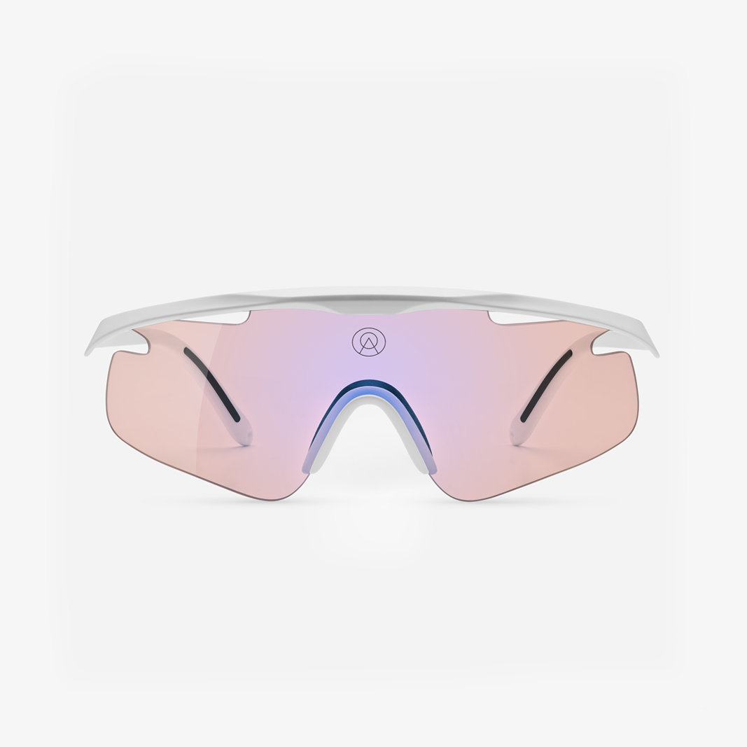 Alba Optics Mantra White / VZUM™ F-Lens FLM Photochromic face