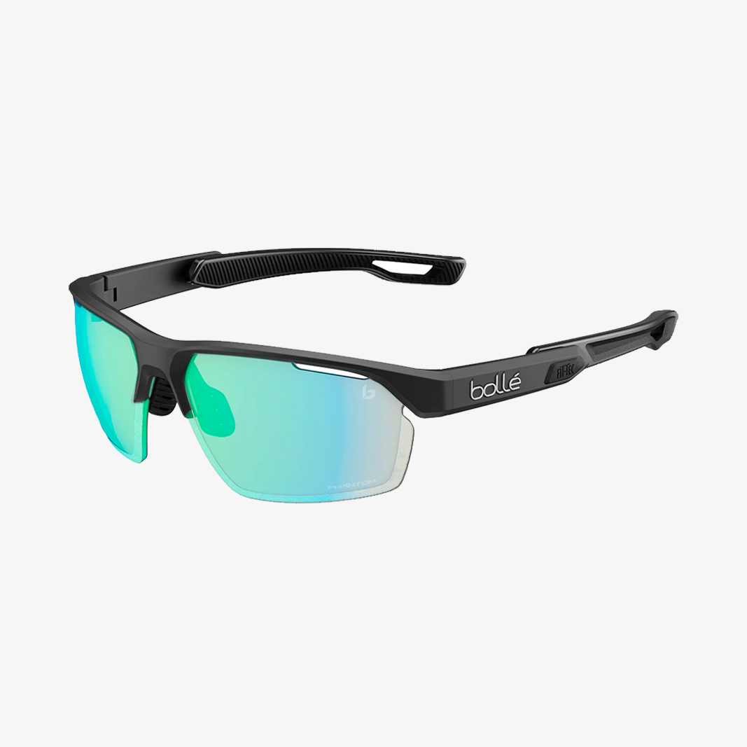 Bollé Victus Pro mit Sehstärke / Black Matte phantom clear green