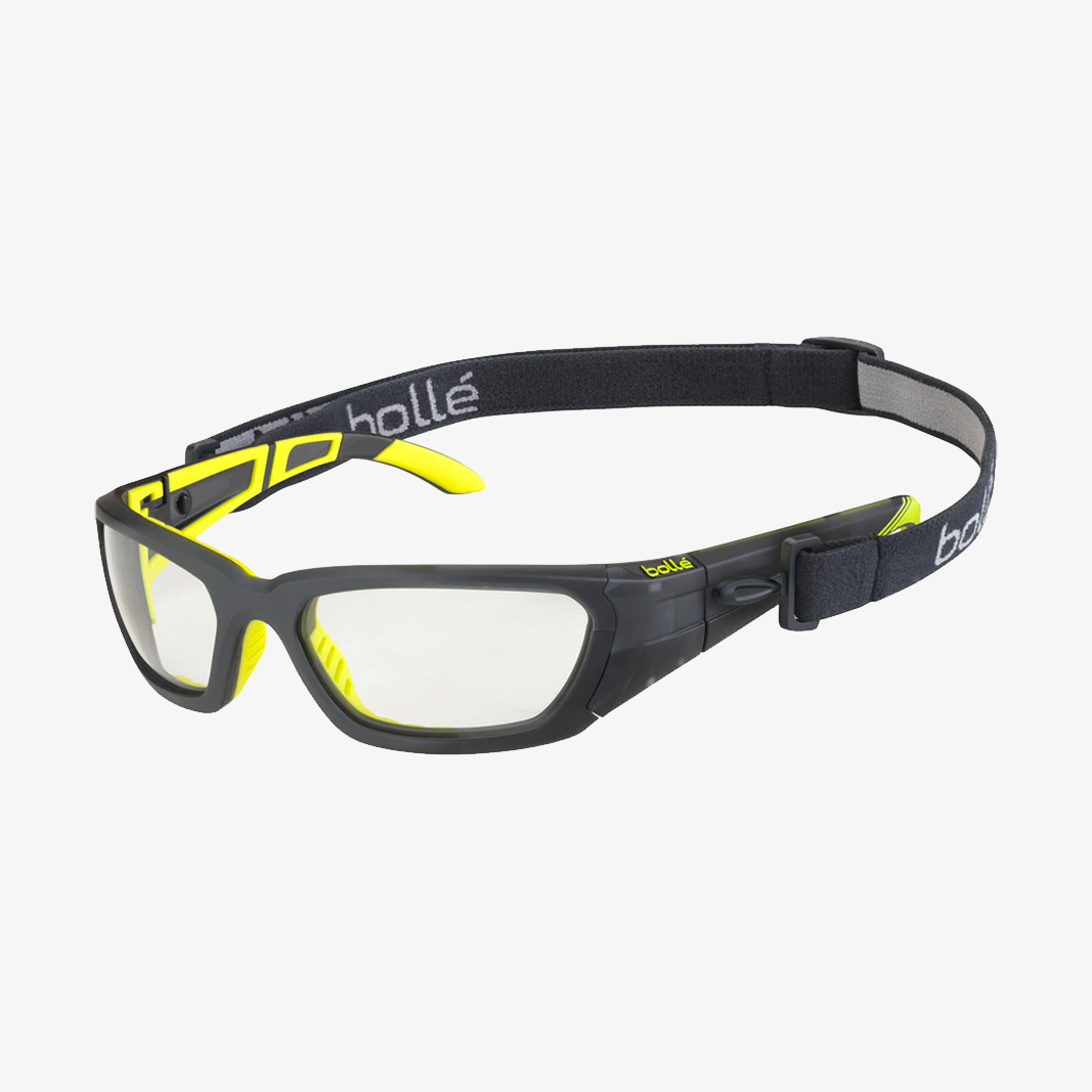 Bollé SPORT PROTECTIVE LEAGUE mit Sehstärke / Grey Matt Yellow band