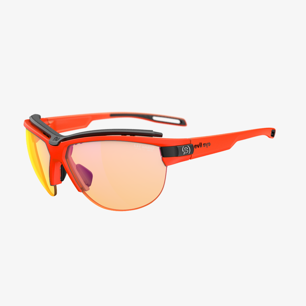 evil eye Pathline f Pro mit Sehstärke / Neon Orange Matt lst vario purple