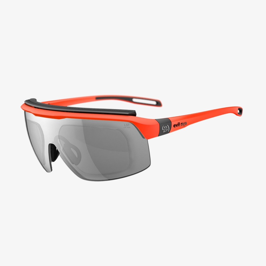 evil eye Traileye Pro mit Sehstärke / Neon Orange Matt / LST Grey Silver