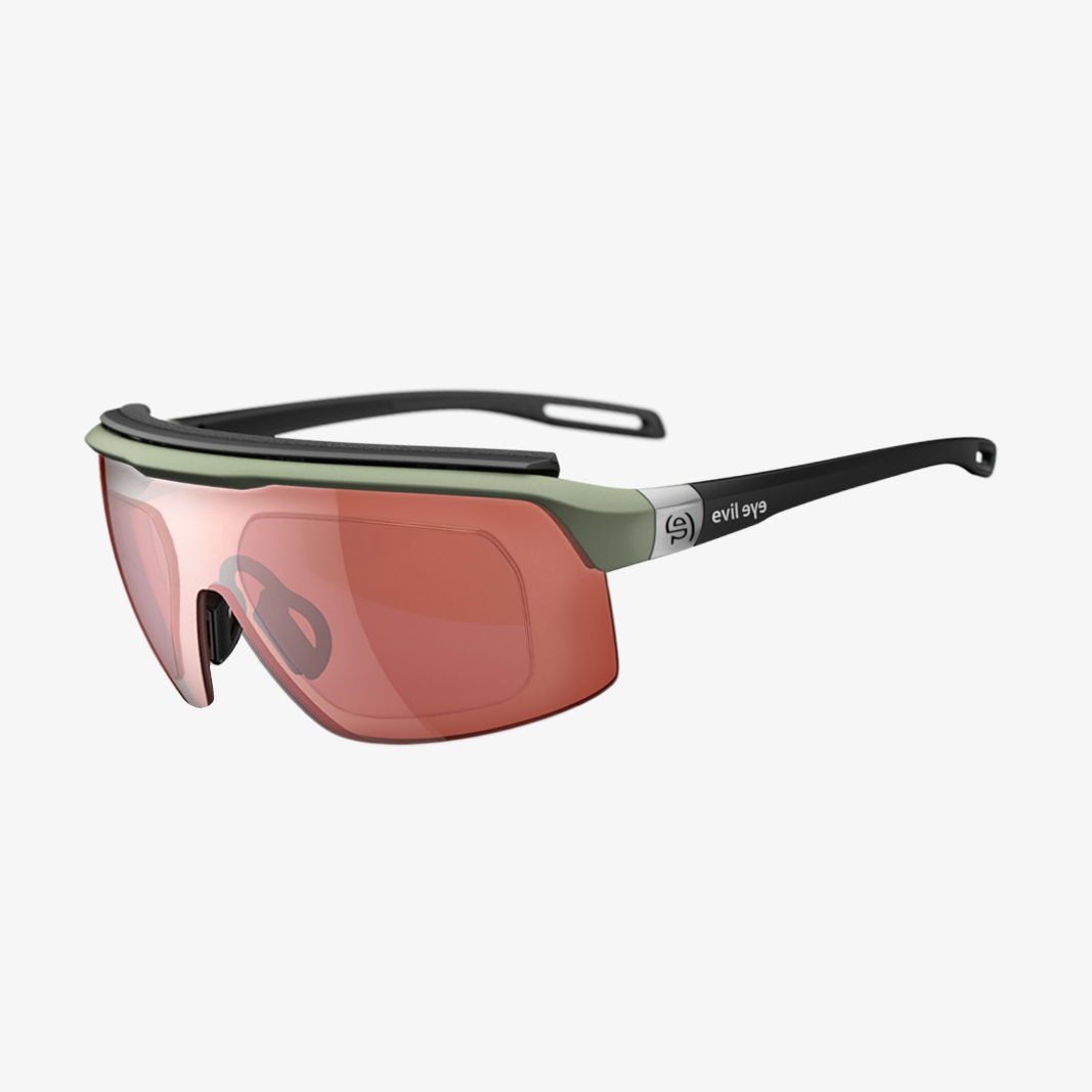 evil eye Traileye Pro mit Sehstaerke / Forest Green Matt / LST Active Silver