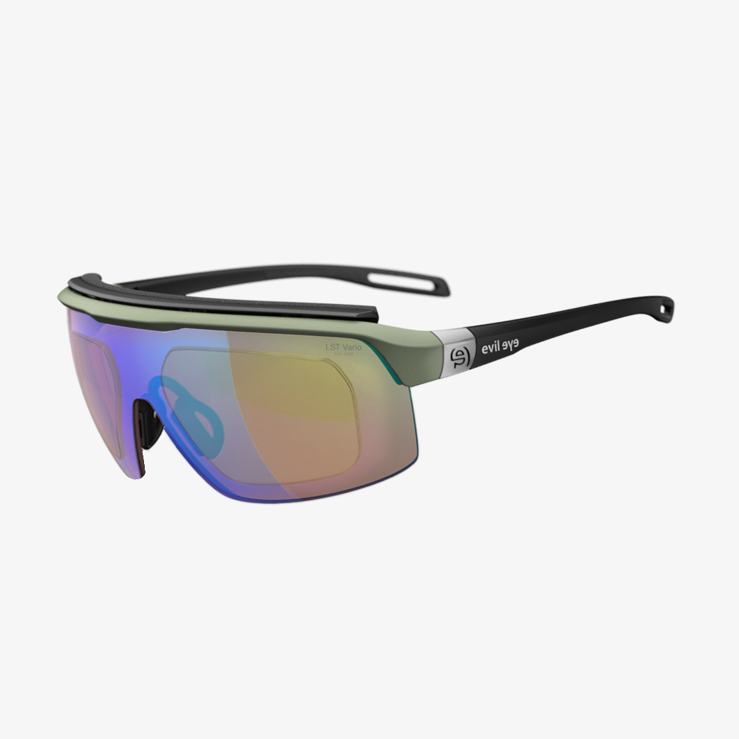 evil eye Traileye Pro mit Sehstaerke / Forest Green Matt / LSt Bluelight Vario