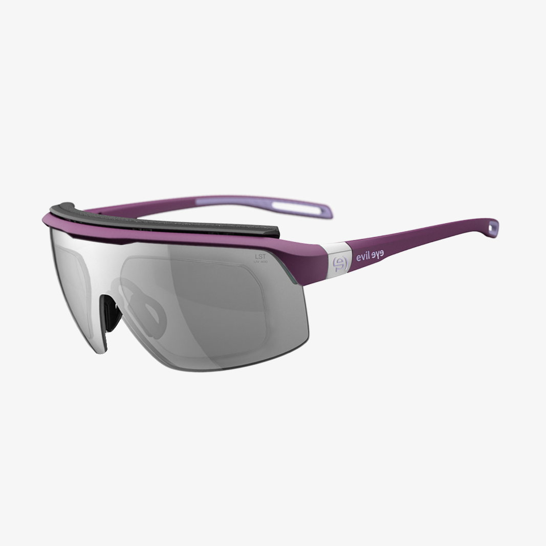 evil eye Traileye Pro mit Sehstärke / Violet Matt / LST Grey Silver