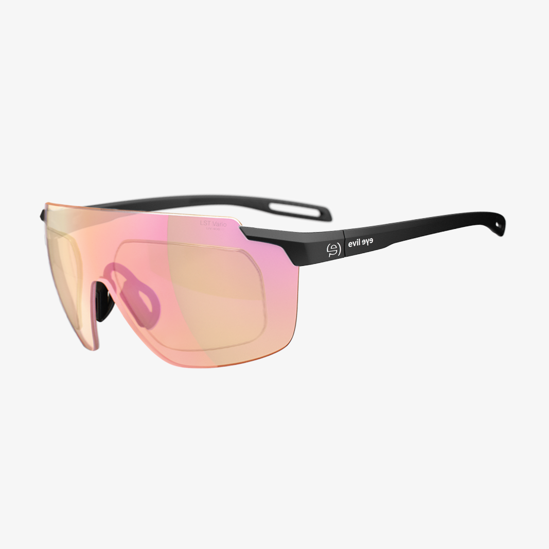 evil eye Vistair-X mit Sehstärke / Black Matt / LST Vario Purple M