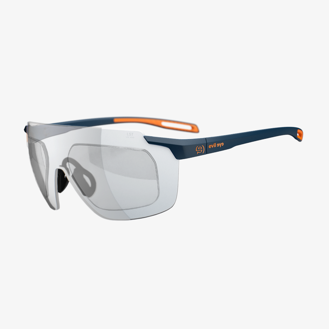 evil eye Vistair-X mit Sehstärke / Dark Blue Matt / Vario Clear Grey