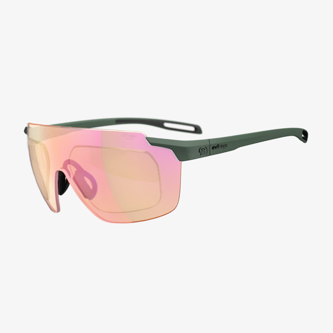 evil eye Vistair-X mit Sehstärke / Dark Green Matt lst varo purple