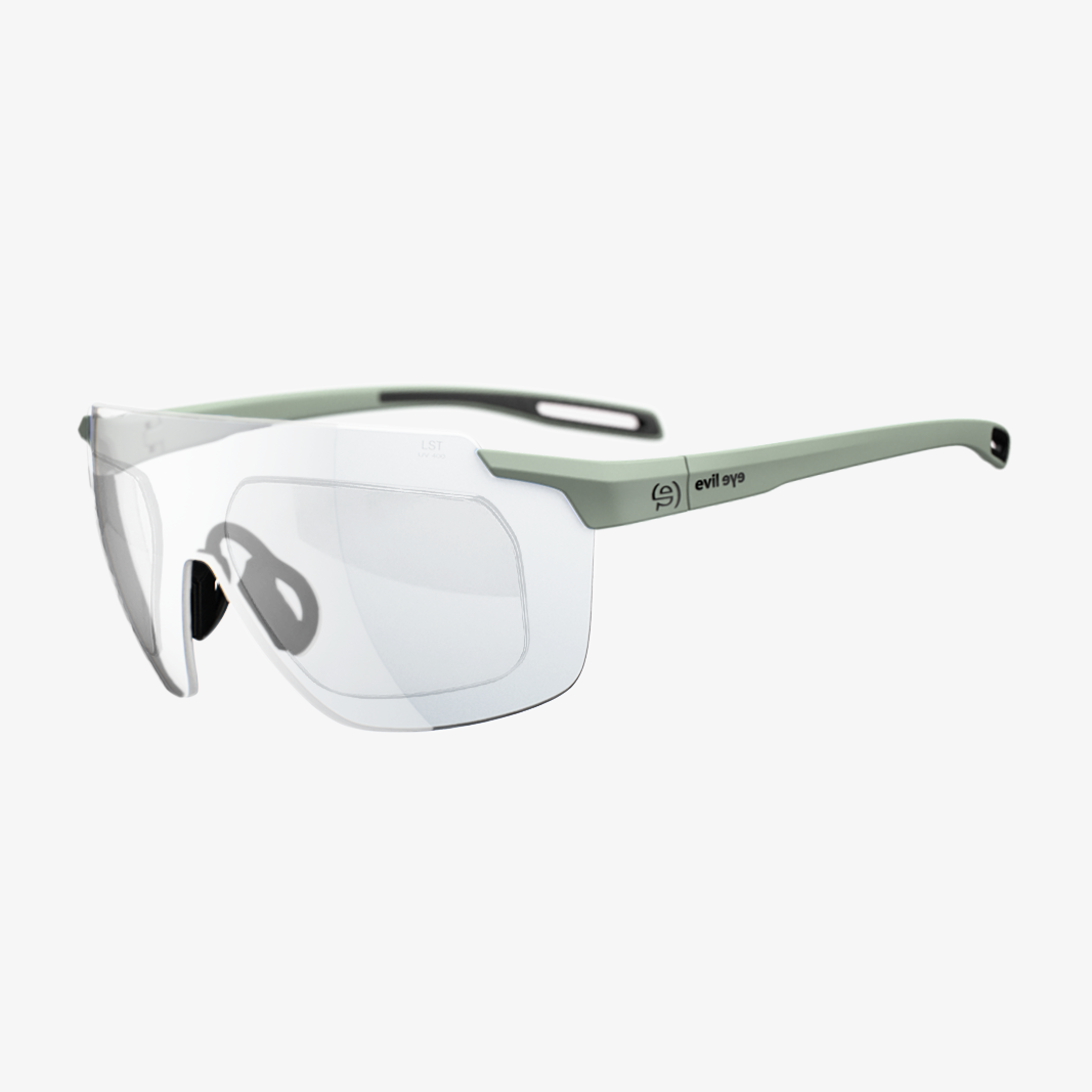 evil eye Vistair-X mit Sehstärke / Smoke Green Matt clear