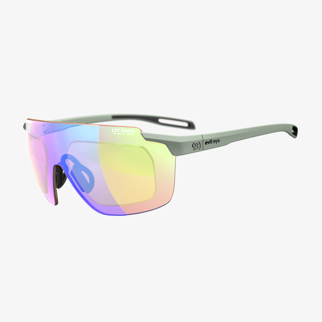 evil eye Vistair-X mit Sehstärke / Smoke Green Matt lst vario blue green