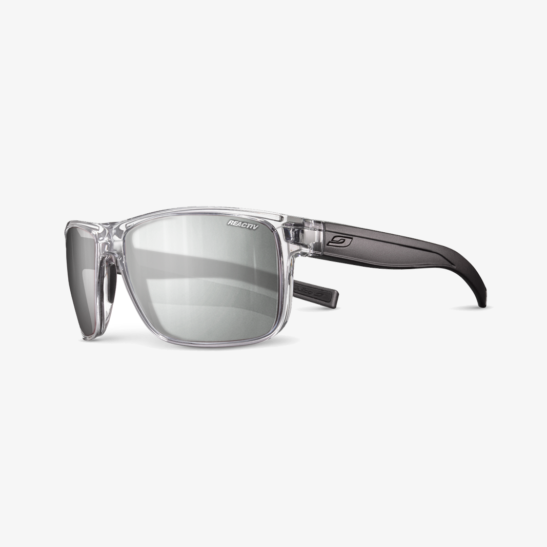 Julbo Renegade mit Sehstärke / Grau Durchscheinend - Schwarz / REACTIV 0-3