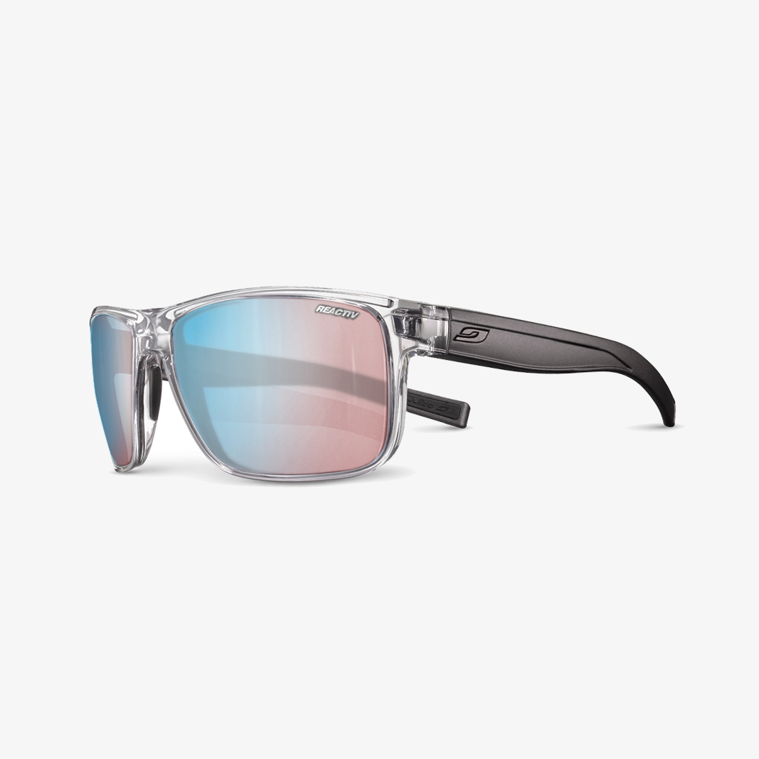 Julbo Renegade mit Sehstärke / Grau Durchscheinend - Schwarz / REACTIV 1-3 HC