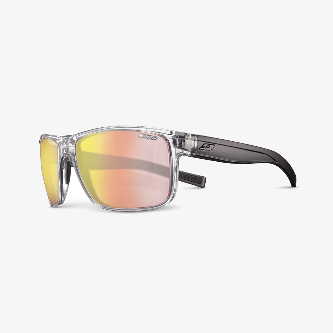 Julbo Renegade mit Sehstärke / Grau Durchscheinend - Schwarz / REACTIV 1-3 LA