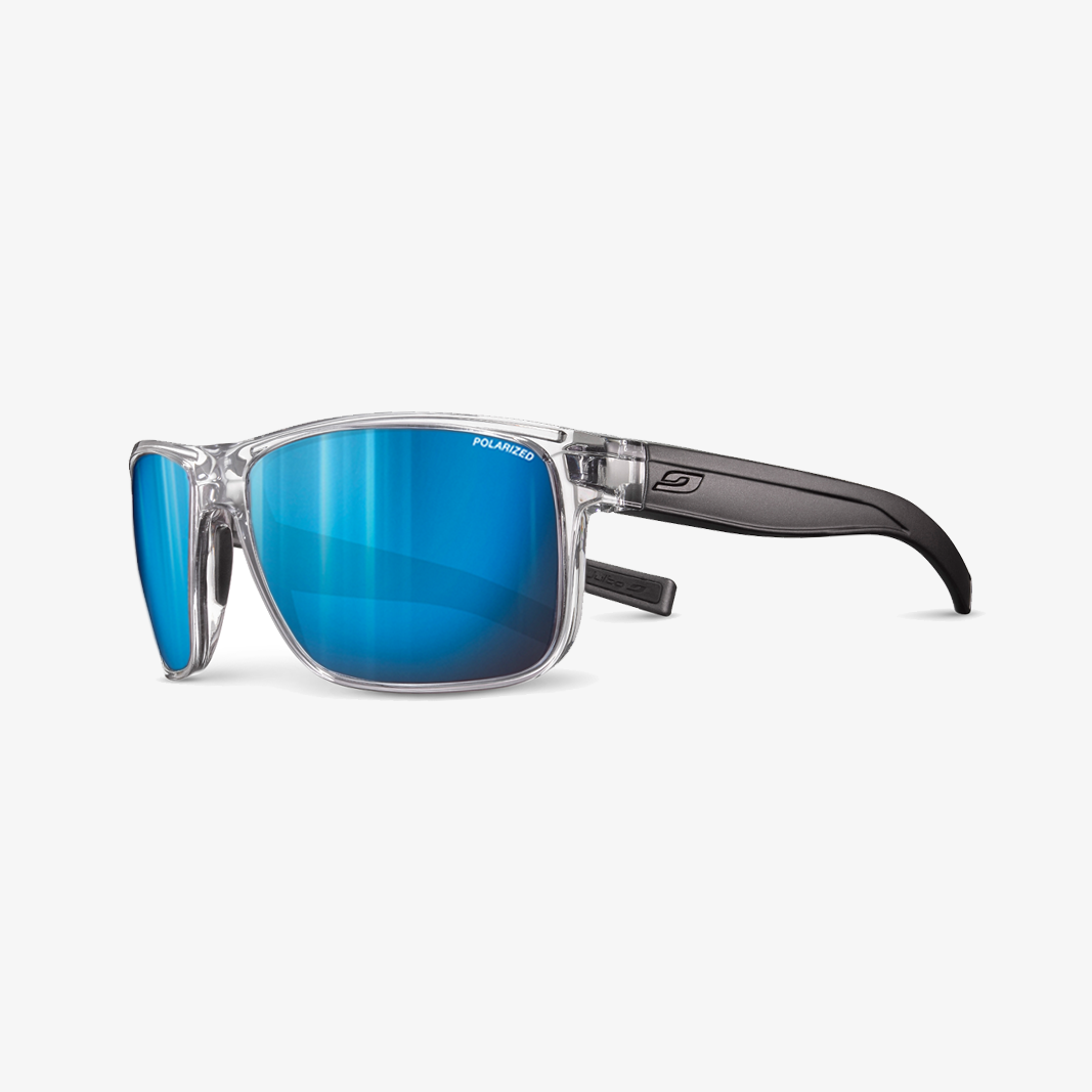Julbo Renegade mit Sehstärke / Grau Durchscheinend - Schwarz / SPECTRON 3 HD Polarized Blau