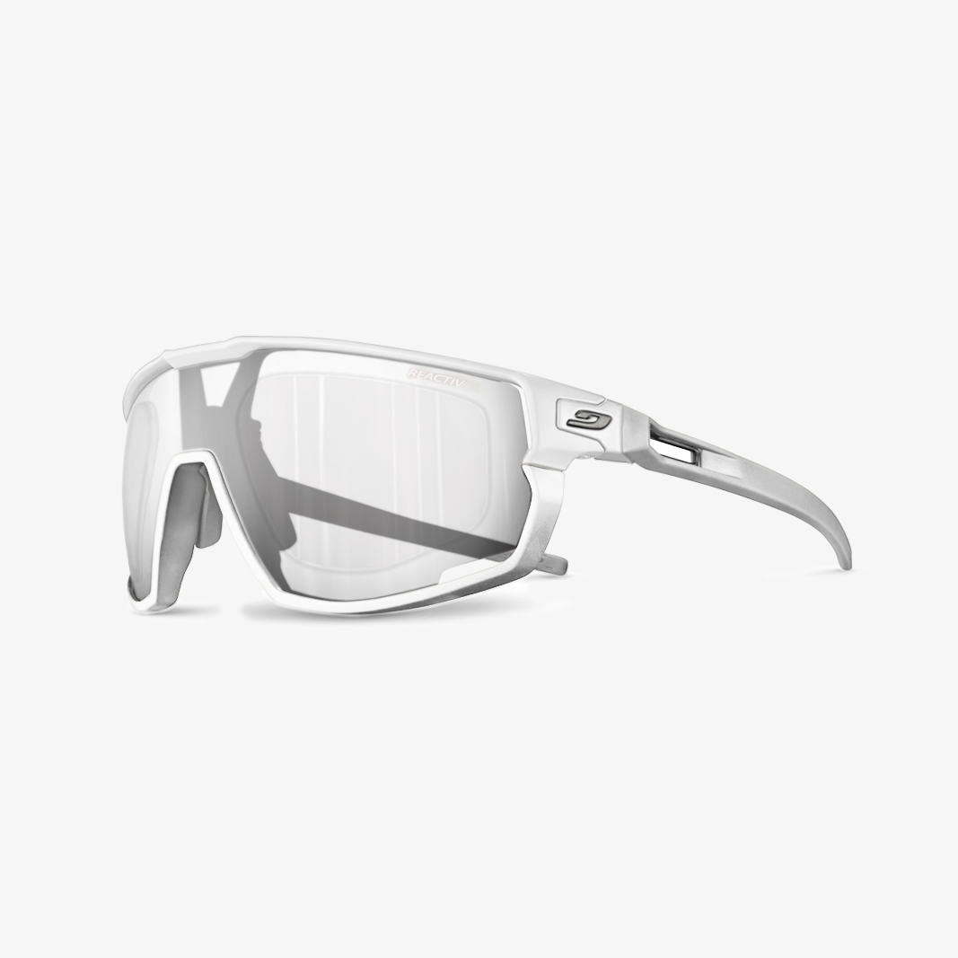 Julbo Rush mit Sehstärke / Weiss Matt Reactiv 0-3