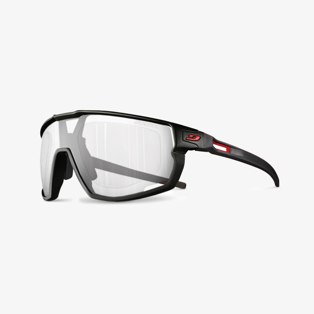 Julbo Rush mit Sehstärke / Schwarz Rot Reactiv 0-3