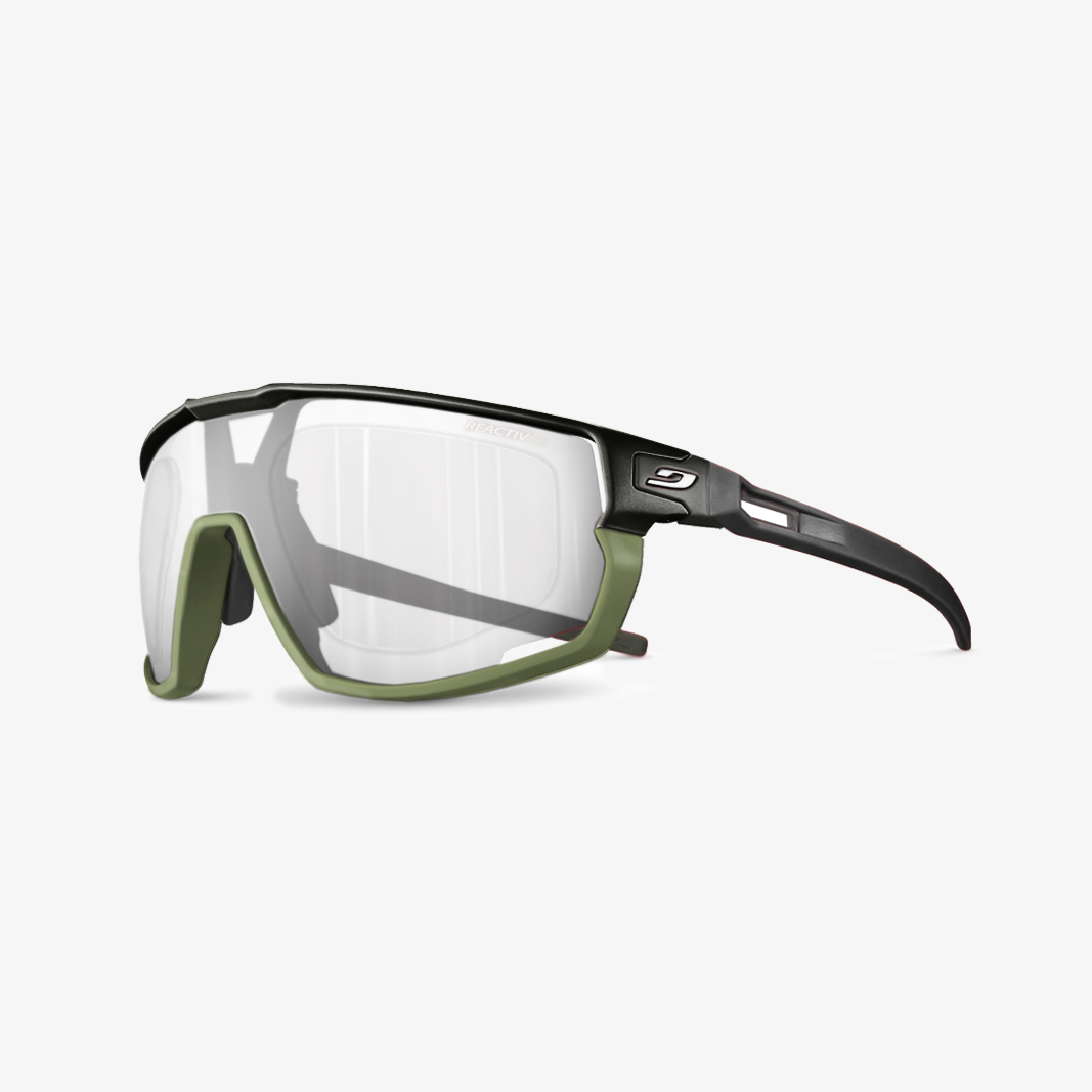 Julbo Rush mit Sehstaerke / Schwarz Khaki Reactiv 0-3
