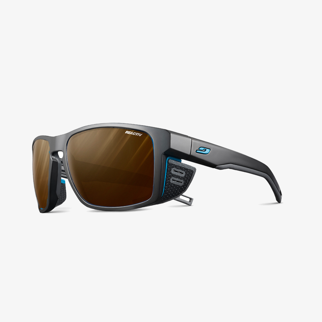 Julbo Shield mit Sehstärke / Schwarz - Blau / REACTIV 2-4 Polarized