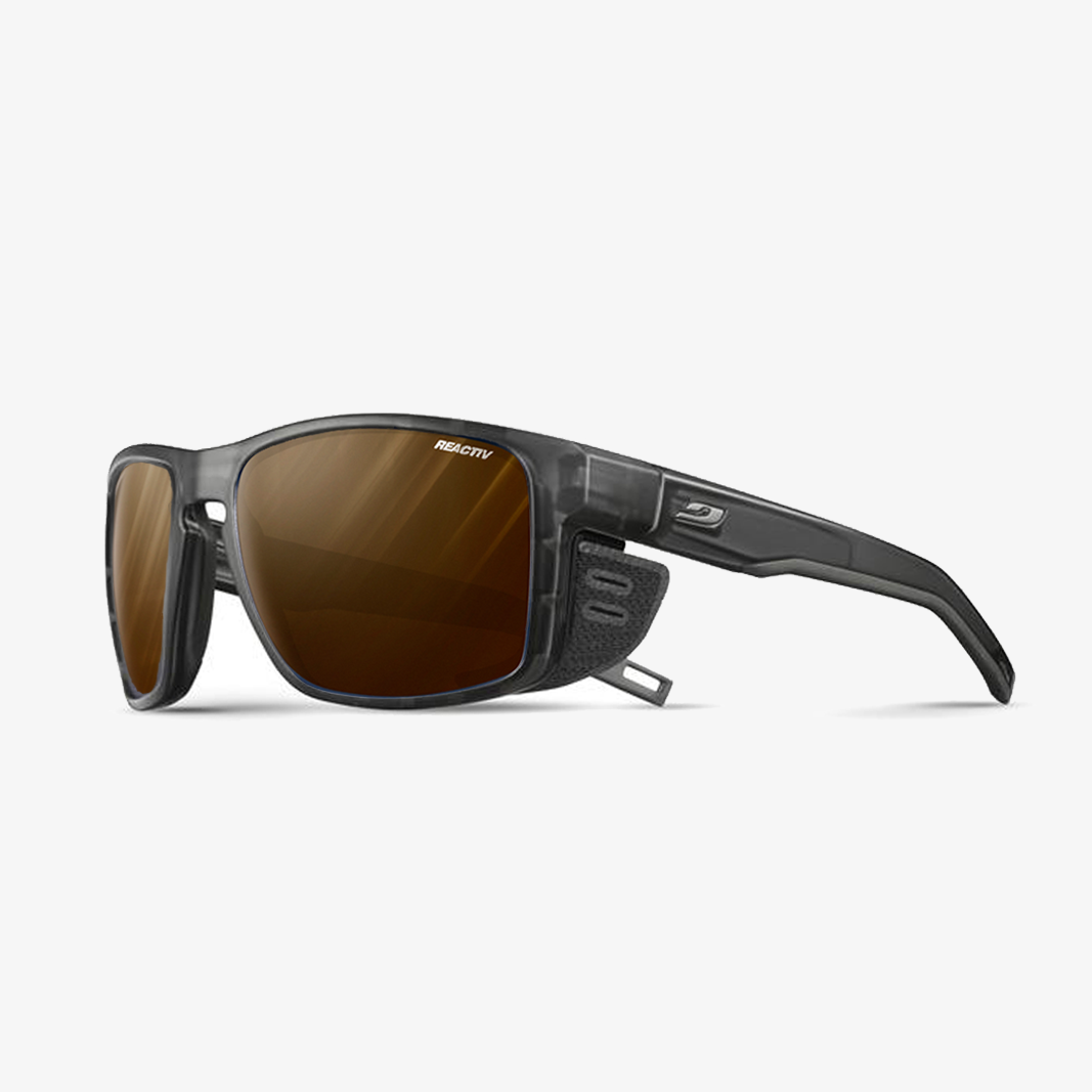 Julbo Shield mit Sehstärke /  Schwarz Durchscheinend REACTIV 2-4 Polarized