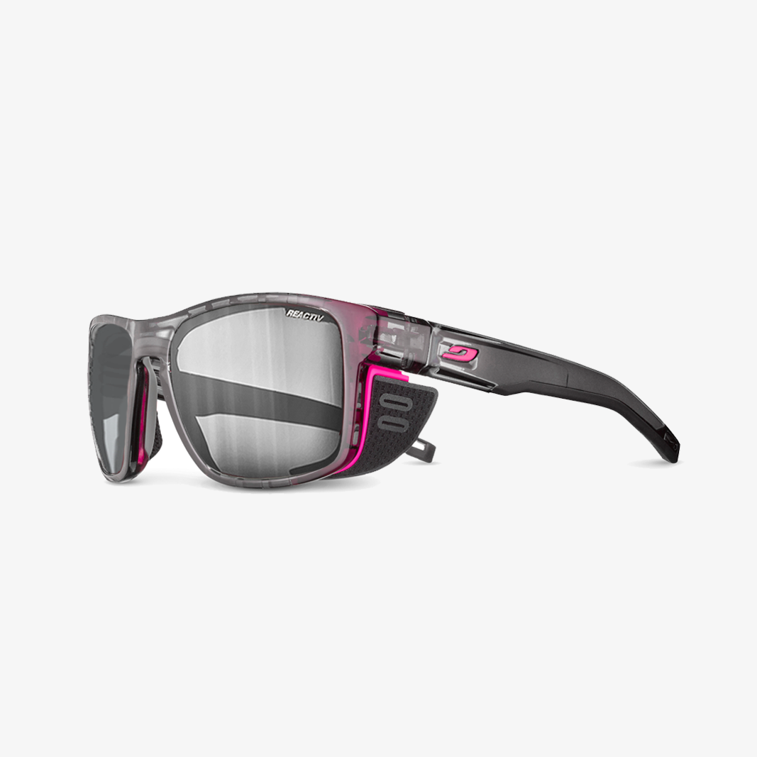 Julbo Shield M mit Sehstärke / Grau Neonpink REACTIV 0-3