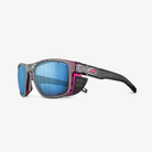 Julbo Shield M mit Sehstärke / Grau Neonpink SPECTRON 3 HD Polarized Blau