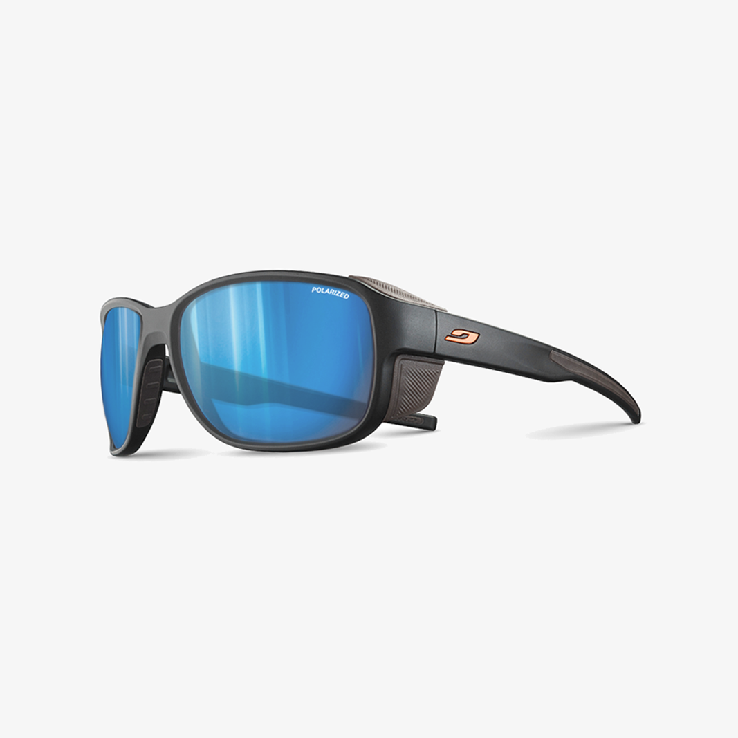 Julbo Montebianco 2 mit Sehstärke / Schwarz Orange / SPECTRON 3 HD Polarized Blau