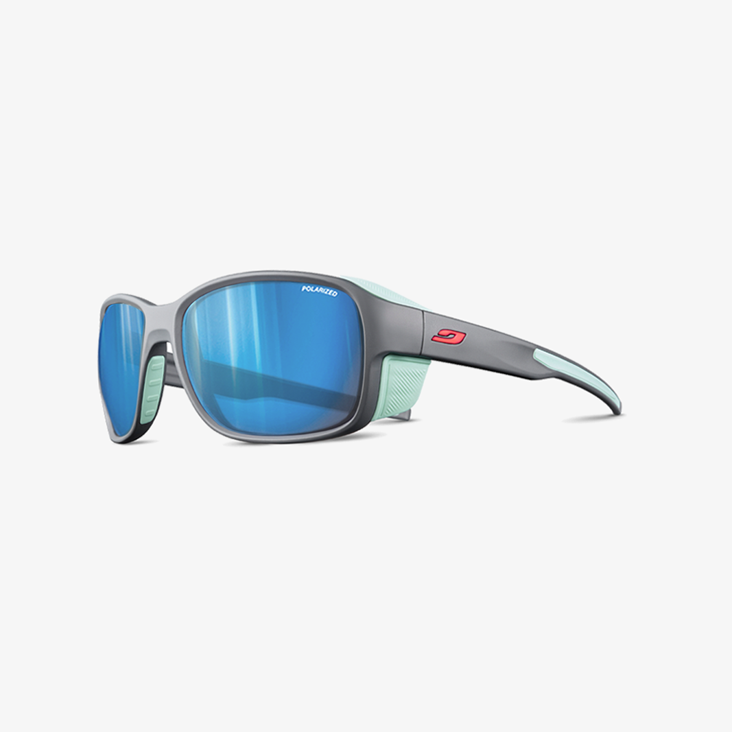 Julbo Monterosa 2 mit Sehstärke / Grau Hellgrün / SPECTROn 3 Polarized Blau
