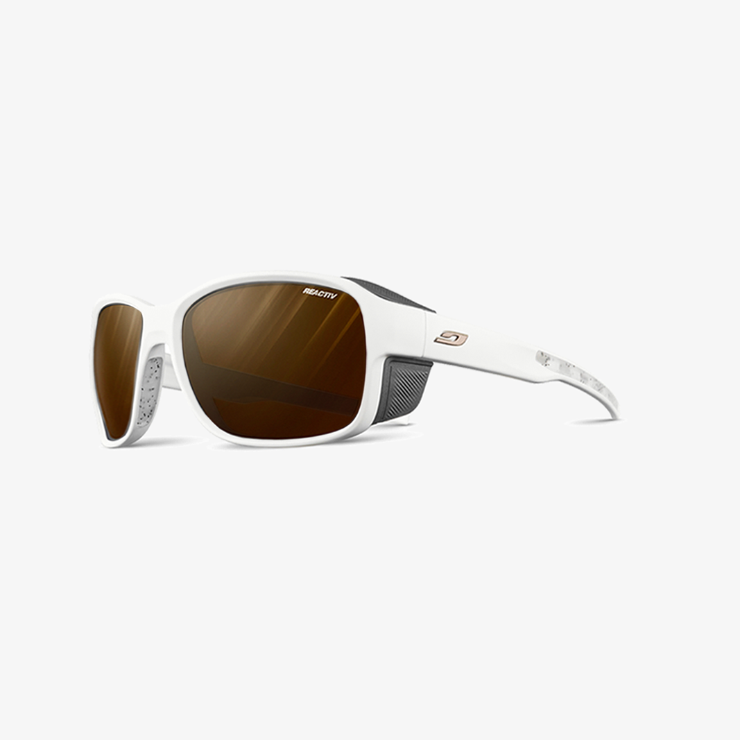 Julbo Monterosa 2 mit Sehstärke / Weiß Grau / REACTIV 2-4 P0larized