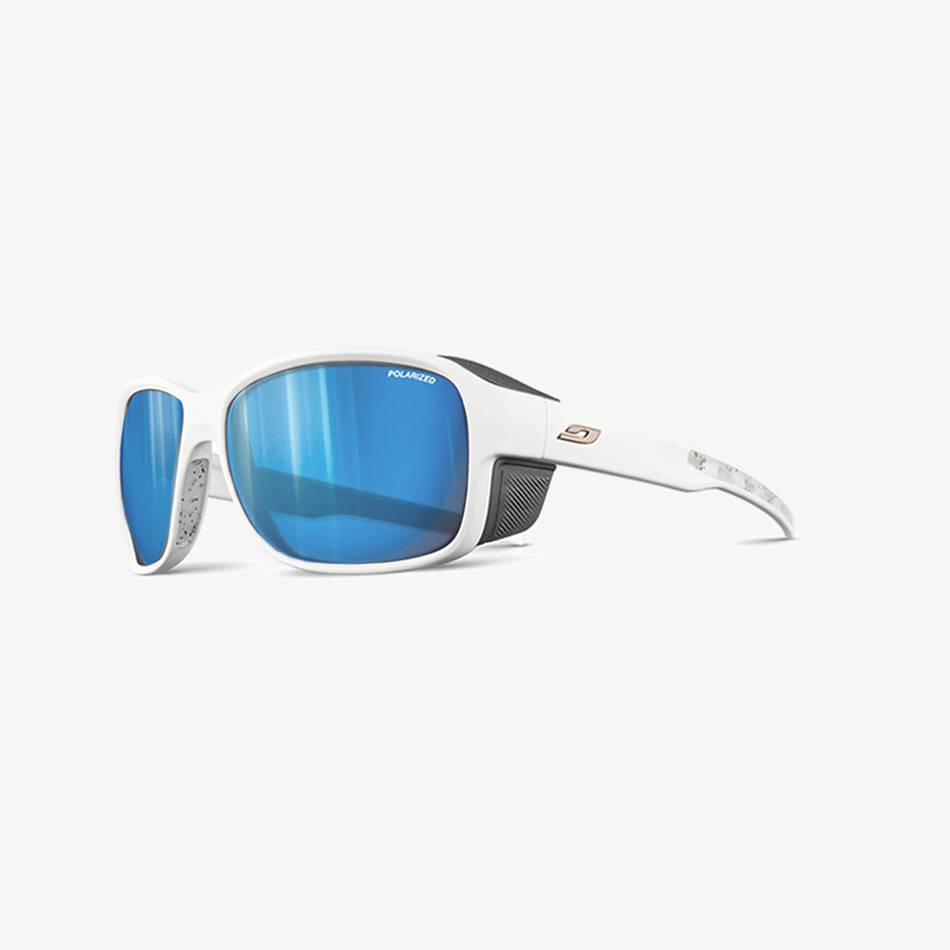 Julbo Monterosa 2 mit Sehstärke / Weiß Grau / SPECTRON 3 HD Polarized Blau