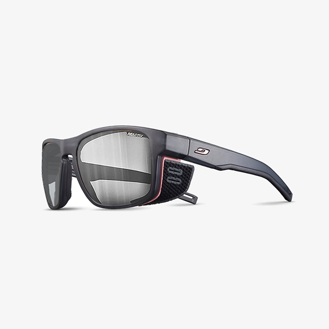 Julbo Shield M mit Sehstärke / Schwarz Durchscheinend Rosa / REACTIV 0-3