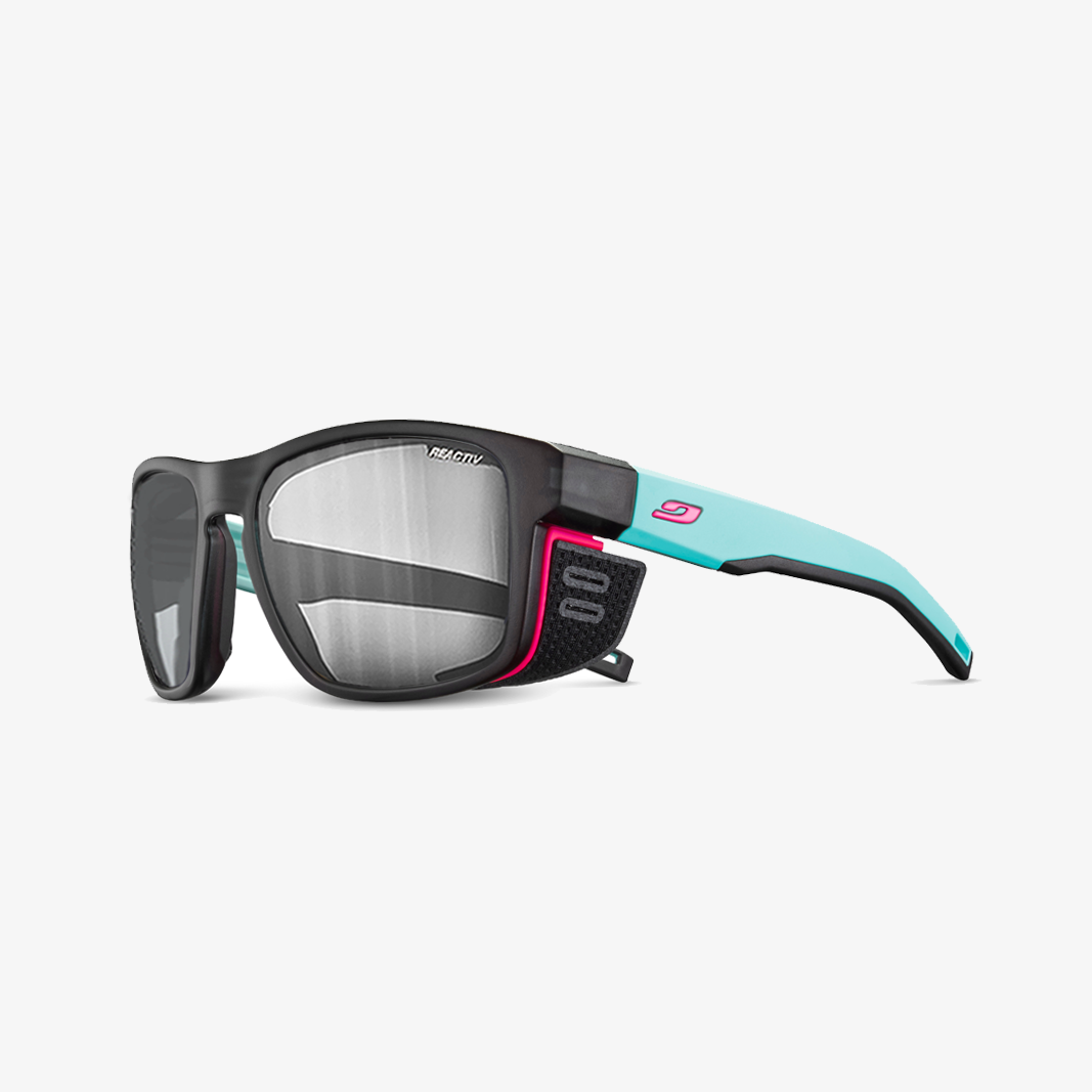 Julbo Shield M mit Sehstärke / Schwarz Durchscheinend Hellblau / REACTIV 0-3